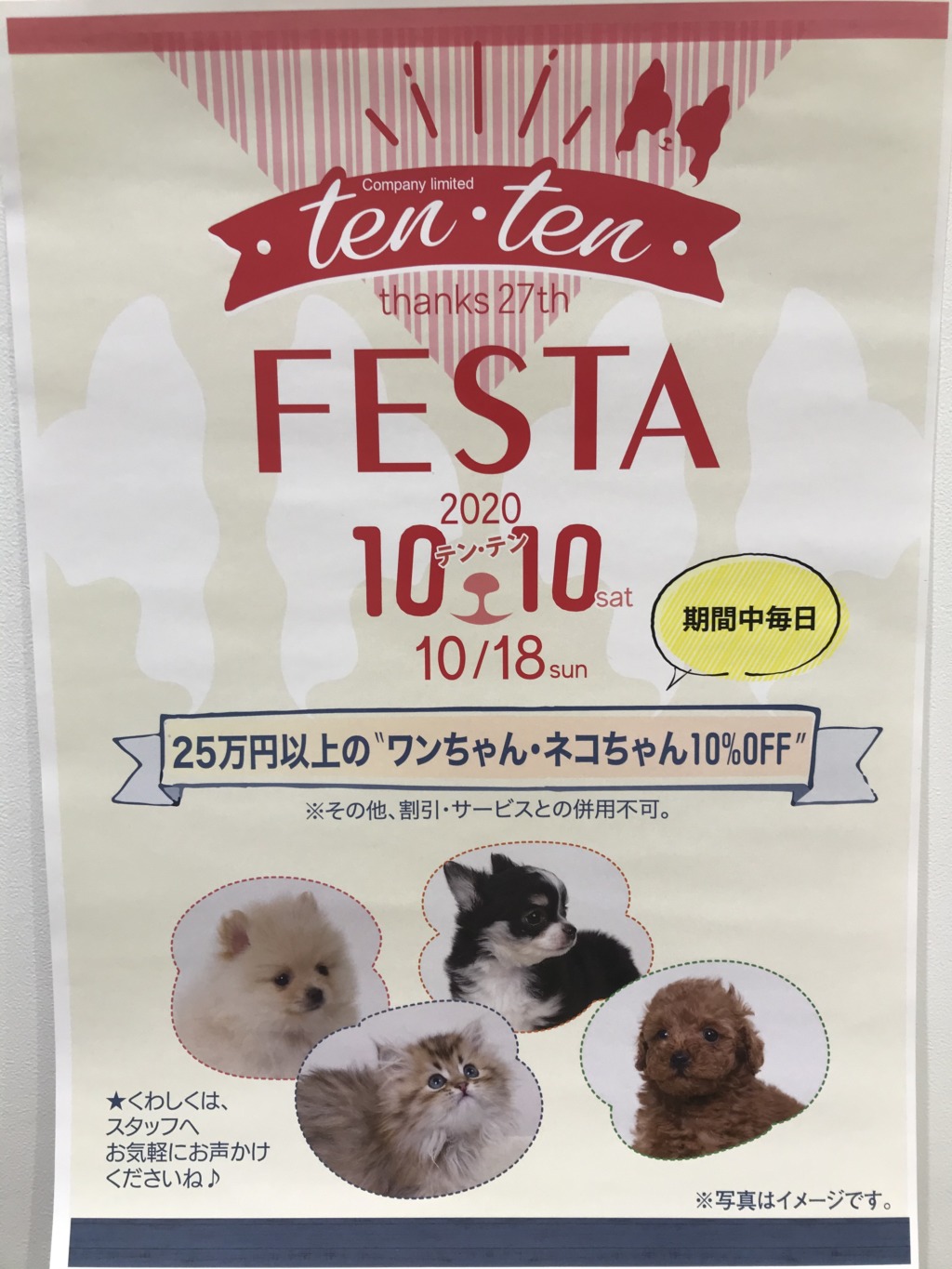 🐕tentenFESTA開催！🐶