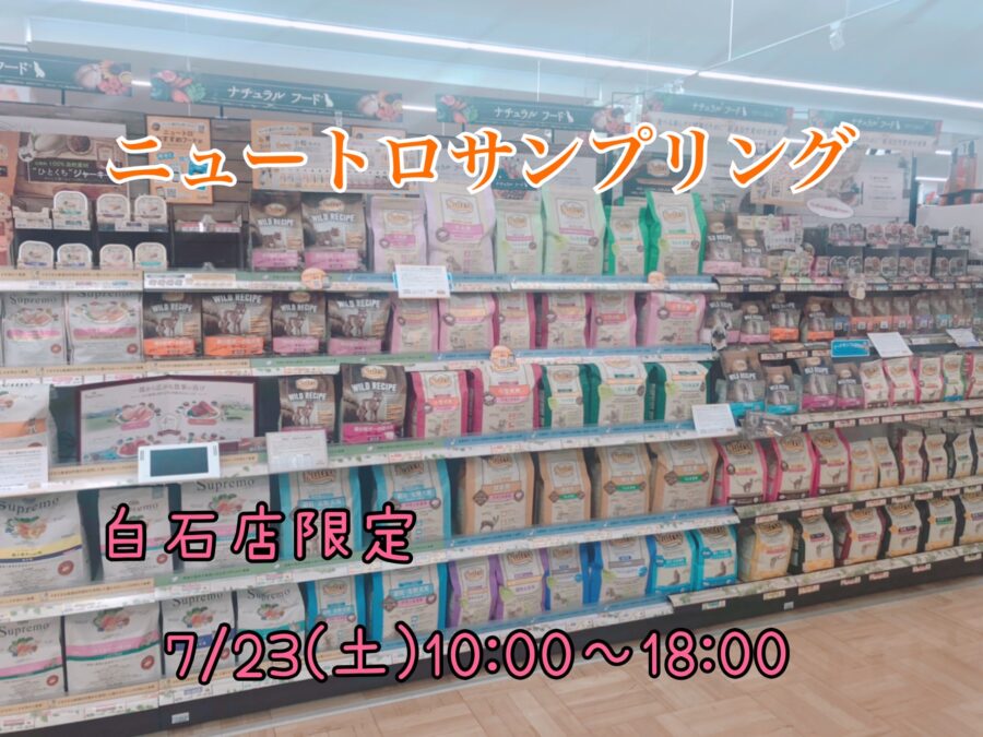 ☆ニュートロサンプリング☆