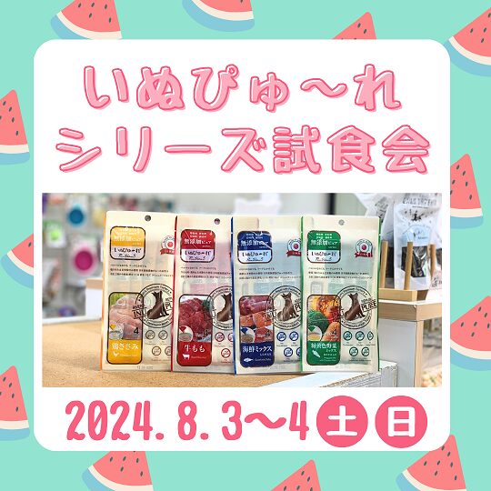 ♡いぬぴゅ～れ試食会♡